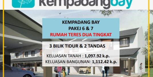 PROJEK RUMAH BARU UNTUK DIJUAL DI KEMPADANG BAY TERES DUA TINGKAT