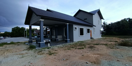 [ FREEHOLD OPEN TITLE BANGLO ADA 5 BILIK ] Banglo 1 1/2 Tingkat Anak Air Kempadang